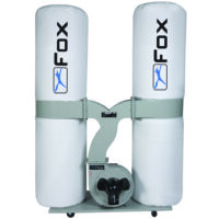 Fox F50-843 3Hp Twin Bag Dust Extractor